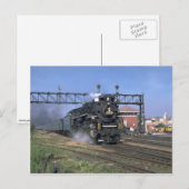 NKP 2-8-4 Berkshire Briefkaart (Voorkant / Achterkant)