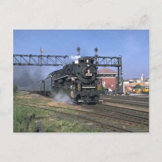 NKP 2-8-4 Berkshire Briefkaart (Voorkant)
