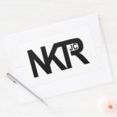 NKTR-stickers Rechthoekige Sticker (Envelop)