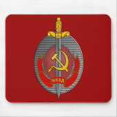 NKVD embleem mousepad Muismat (Voorkant)