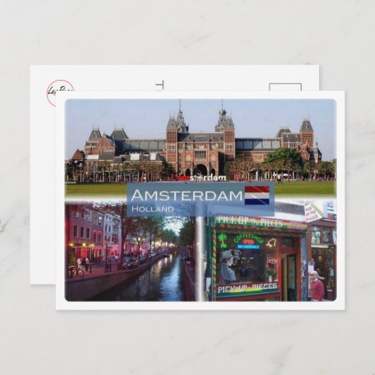 NL Holland - Amsterdam - Briefkaart (Voorkant / Achterkant)