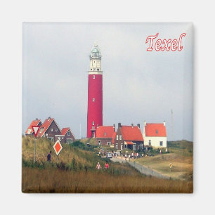 NL-Nederland-Frisian Islands - Texel-Lighthouse Magneet