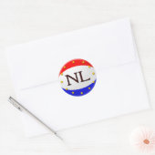NL RONDE STICKER (Envelop)