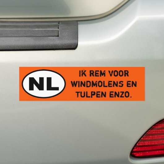 NL Sticker - I Break for windmills (Nederlandse ve (Op auto)