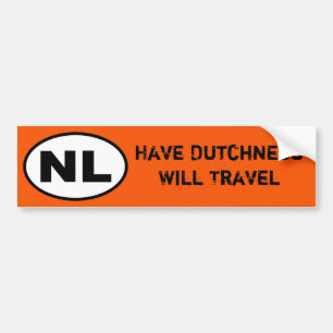 NL Sticker - Laat de dienst reizen