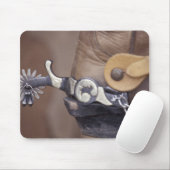 NL, VS, Texas, Lubbock Cowboy laars en spoor Muismat (Met muis)