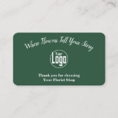 NL🌿Bedankt voor het kiezen van onze bloemenwinkel Visitekaartje (Voorkant)
