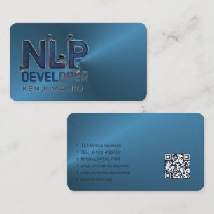 🤖NLP Engineer Chatbot Developer AI QR Code Kaarte Visitekaartje