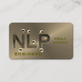 🤖NLP Engineer Chatbot Developer Conversational AI Visitekaartje (Voorkant)