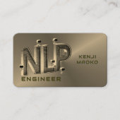 🤖NLP Engineer Chatbot Developer Conversational AI Visitekaartje (Voorkant)