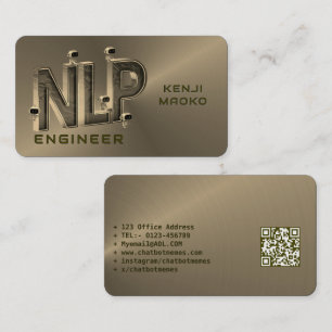 🤖NLP Engineer Chatbot Developer Conversational AI Visitekaartje