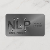 🤖NLP Engineer Chatbot Developer Conversational AI Visitekaartje (Voorkant)