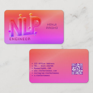 🤖NLP Engineer Chatbot Developer Conversational AI Visitekaartje