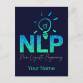 NLP Neuro-linguïstische programmeercoach en traine Feestdagenkaart (Voorkant)