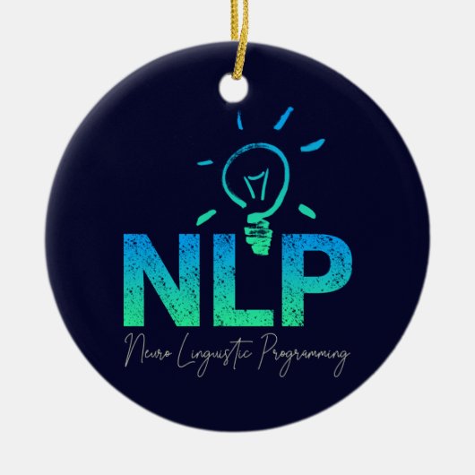 NLP Neuro-linguïstische programmeercoach en traine Keramisch Ornament (Voorkant)