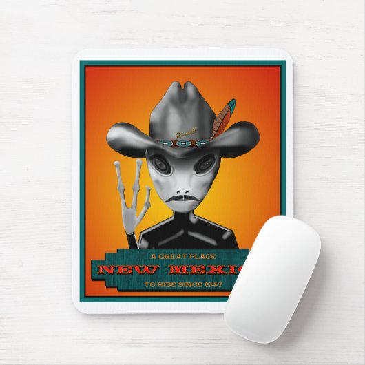 NM - Een geweldige plek om te verbergen Muismat (Met muis)