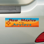NM is voor kunstenaars Bumpersticker (Op auto)
