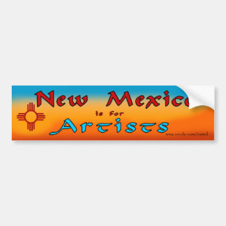 NM is voor kunstenaars Bumpersticker
