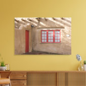 NM, New Mexico, Santa Fe, Canyon Road, legendarisc Canvas Afdruk (Insitu (Woonkamer))