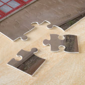 NM, New Mexico, Santa Fe, Canyon Road, legendarisc Legpuzzel (Zijkant)