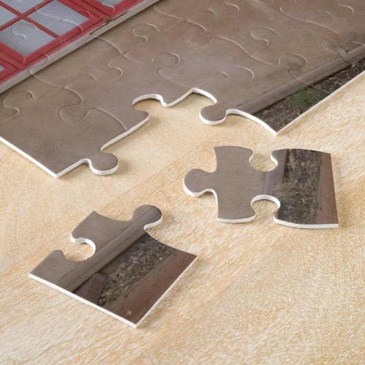 NM, New Mexico, Santa Fe, Canyon Road, legendarisc Legpuzzel (Zijkant)