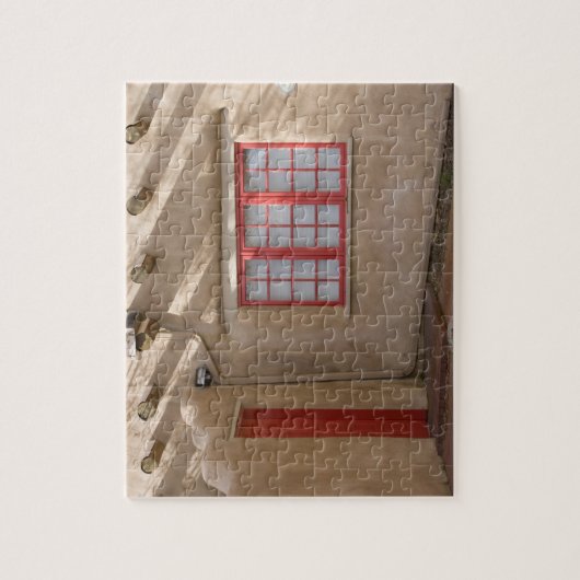 NM, New Mexico, Santa Fe, Canyon Road, legendarisc Legpuzzel (Verticaal)