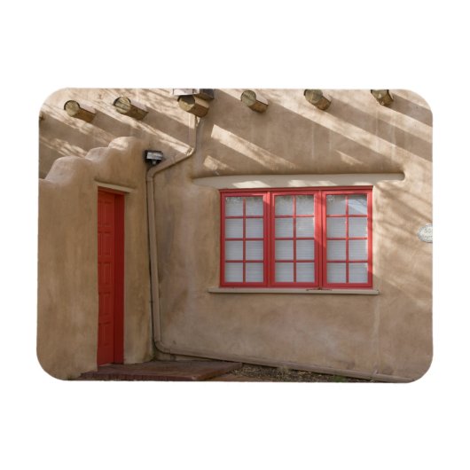 NM, New Mexico, Santa Fe, Canyon Road, legendarisc Magneet (Horizontaal)