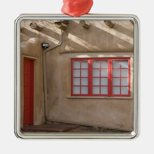 NM, New Mexico, Santa Fe, Canyon Road, legendarisc Metalen Ornament (Voorkant)