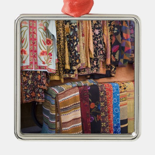 NM, New Mexico, Santa Fe, Navajo-kleding, Metalen Ornament (Voorkant)