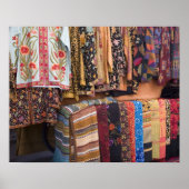 NM, New Mexico, Santa Fe, Navajo-kleding, Poster (Voorkant)