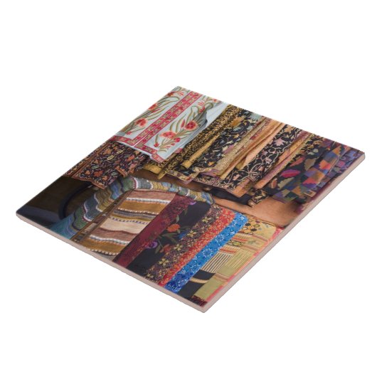 NM, New Mexico, Santa Fe, Navajo-kleding, Tegeltje (Zijkant)