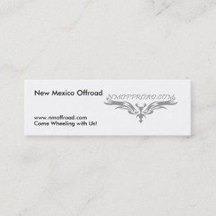 NM Offroad-handuitleenkaarten Mini Visitekaartje