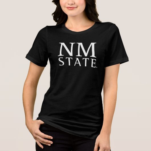 NM Staat Tri-Blend Shirt (Voorkant)
