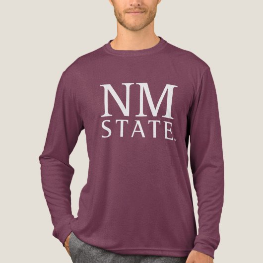 NM Staat Tri-Blend Shirt (Voorkant volledig)