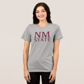 NM Staat Tri-Blend Shirt (Voorkant volledig)
