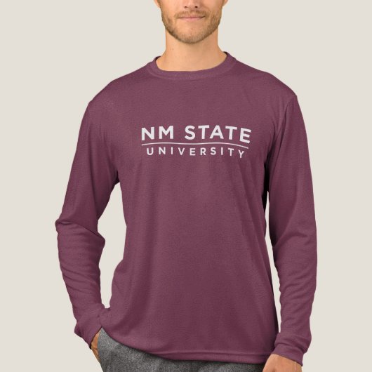 NM Staatsuniversiteit Tri-Blend Shirt (Voorkant volledig)