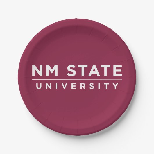 NM State University Papieren Bordje (Voorkant)