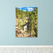 NM-watervallen Canvas Afdruk (Insitu (Houten vloer))