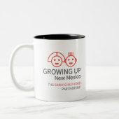 NM White GROEIEN Tweekleurige Koffiemok (Links)