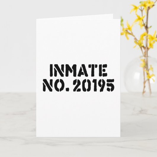 nmate No. 20195 Kaart (Gele Bloem)