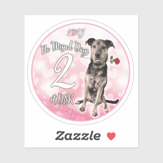 NMD bij DSK - Februari 2023 de Sticker van de Badg (Vel)