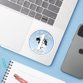 NMD bij DSK - Januari 2023 Badge Sticker (Laptop met iPhone)