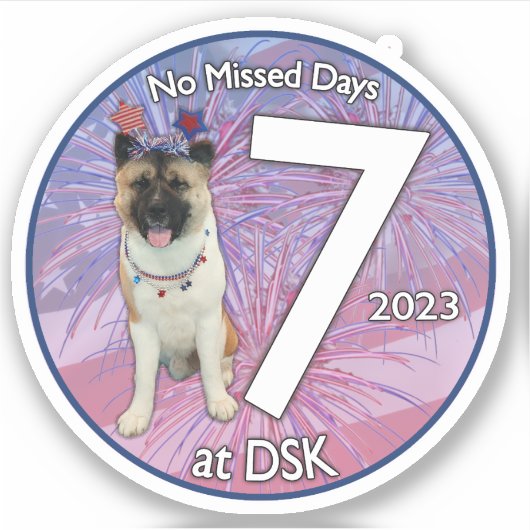 NMD bij DSK - juli 2023 Badge Sticker (Voorkant)