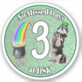 NMD bij DSK - Sticker van maart 2023 Badge (Voorkant)