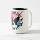 NMD-cirkelontwerp Tweekleurige Koffiemok (Voorkant rechts)