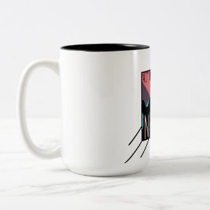 NMD Square Design Tweekleurige Koffiemok