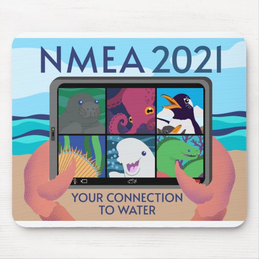 NMEA 2021 Logo - Full Muismat (Voorkant)