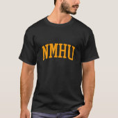 NMHU Arch  Retro University Style T-shirt (Voorkant)