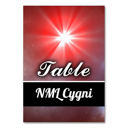 NML Cygni Kaart (Voorkant)