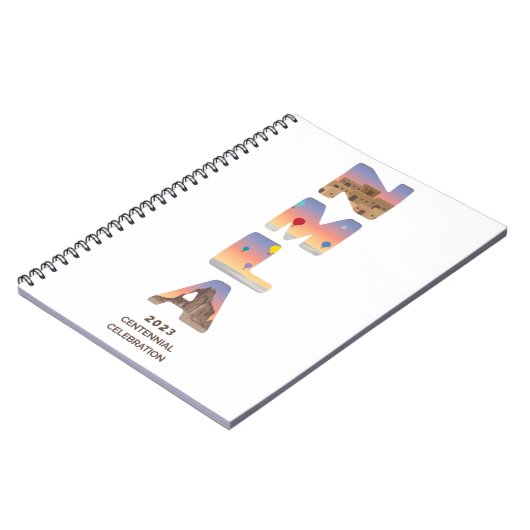 NMLA: 100 jaar notitieboek logo (Linkerzijde)